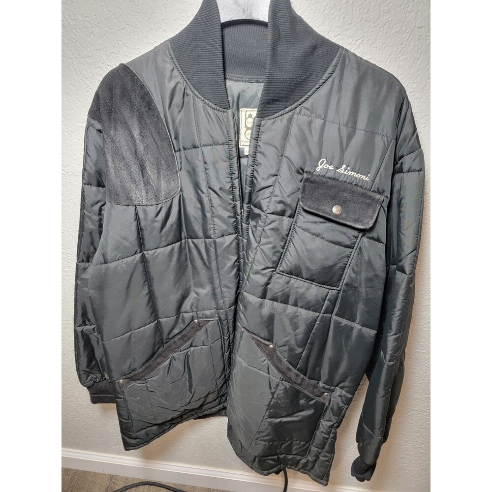 Vintage Bob Allen Sportswear Shooting Hunting Jacket Mens XXL Black Quilted...